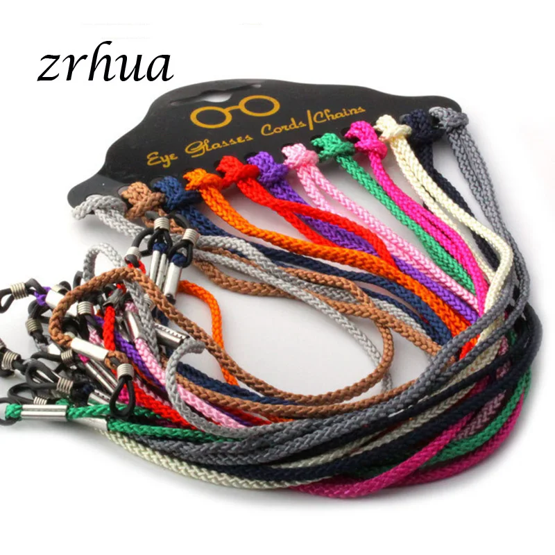 ZRHUA Fashion Women Eyeglass Chains Sunglasses Colorful Glasses Chain Eyewears Cord Holder Neck Strap Rope Accessories 12pcs