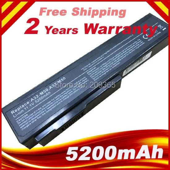 Laptop battery for Asus N53S N53SV A32-M50 A32-N61A32-X64 N53 A32 M50 M50s  A33-M50 N61 N61J N61D N61V N61VG N61JA N61JV