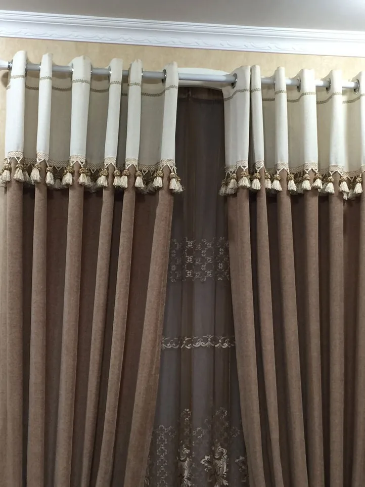 12 meters/lot  Hot Sale Globule Curtain Tassel Fringe European-style Curtains Lace Trim For Sewing Fabric Accessories Decoration