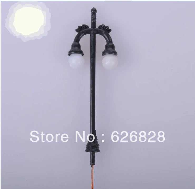 100pc Wholesale - 1:100 scale street light for Landscape Train Model Scale architectural scenery model lamp