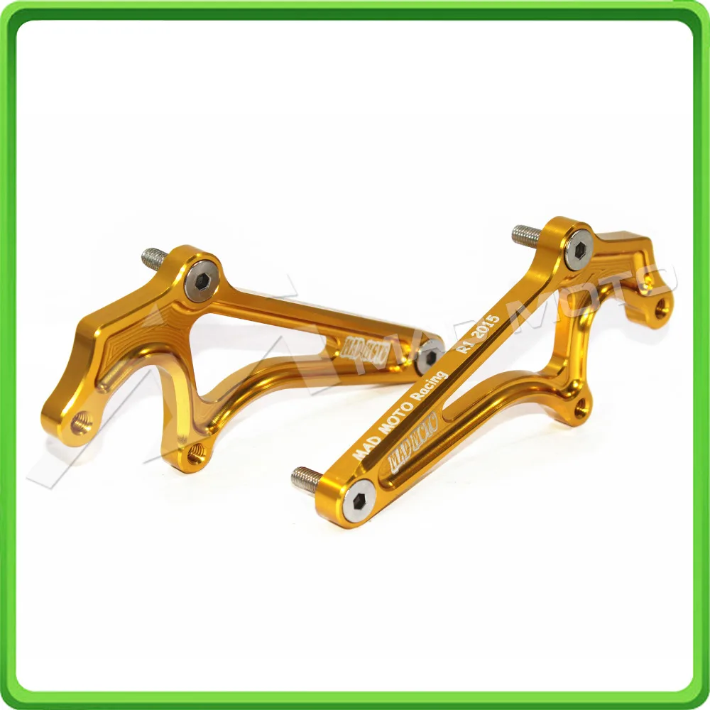 For Yamaha R1 15 16 17 YZF-R1 MT-10 2015 2016 2017 Motorcycle Rear Stand Pick Up Hook Set Gold color