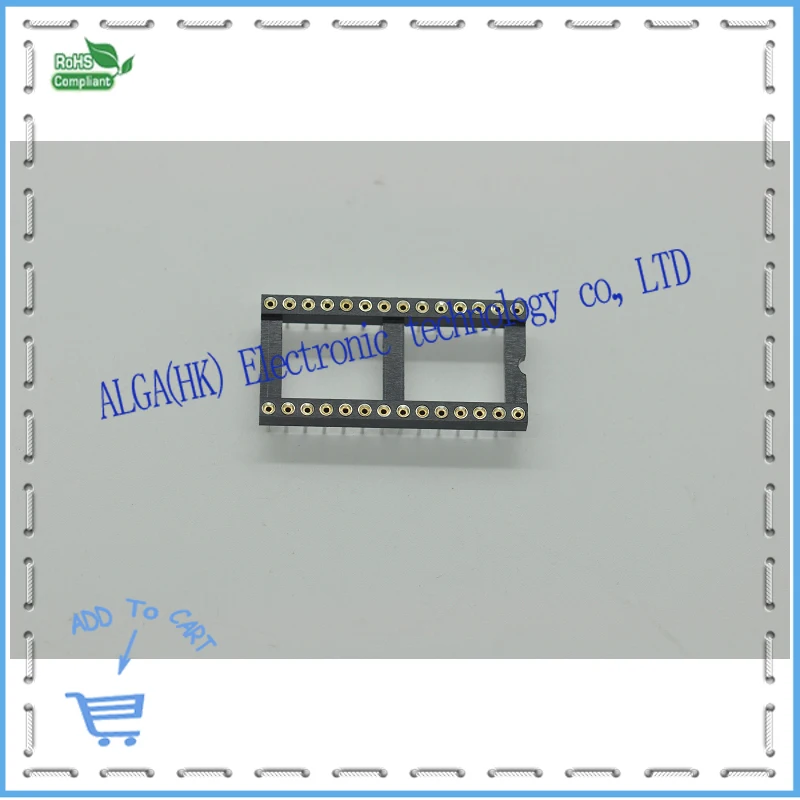 

Free Shipping 200pcs 28pin DIP sockets Adaptor Solder round hole type 28pin wide-body.