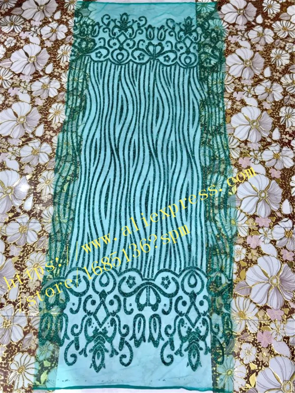 

French fashion glitter lace,beautiful wedding evening dress fabric,luxurious Swiss lace fabric H-1910311
