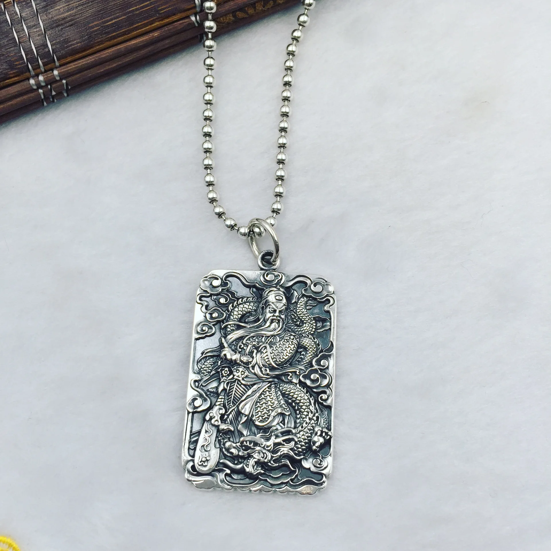 S990 foot intime silver silver car hanging pendant  Yuyin Fortuna Wu factory direct sales