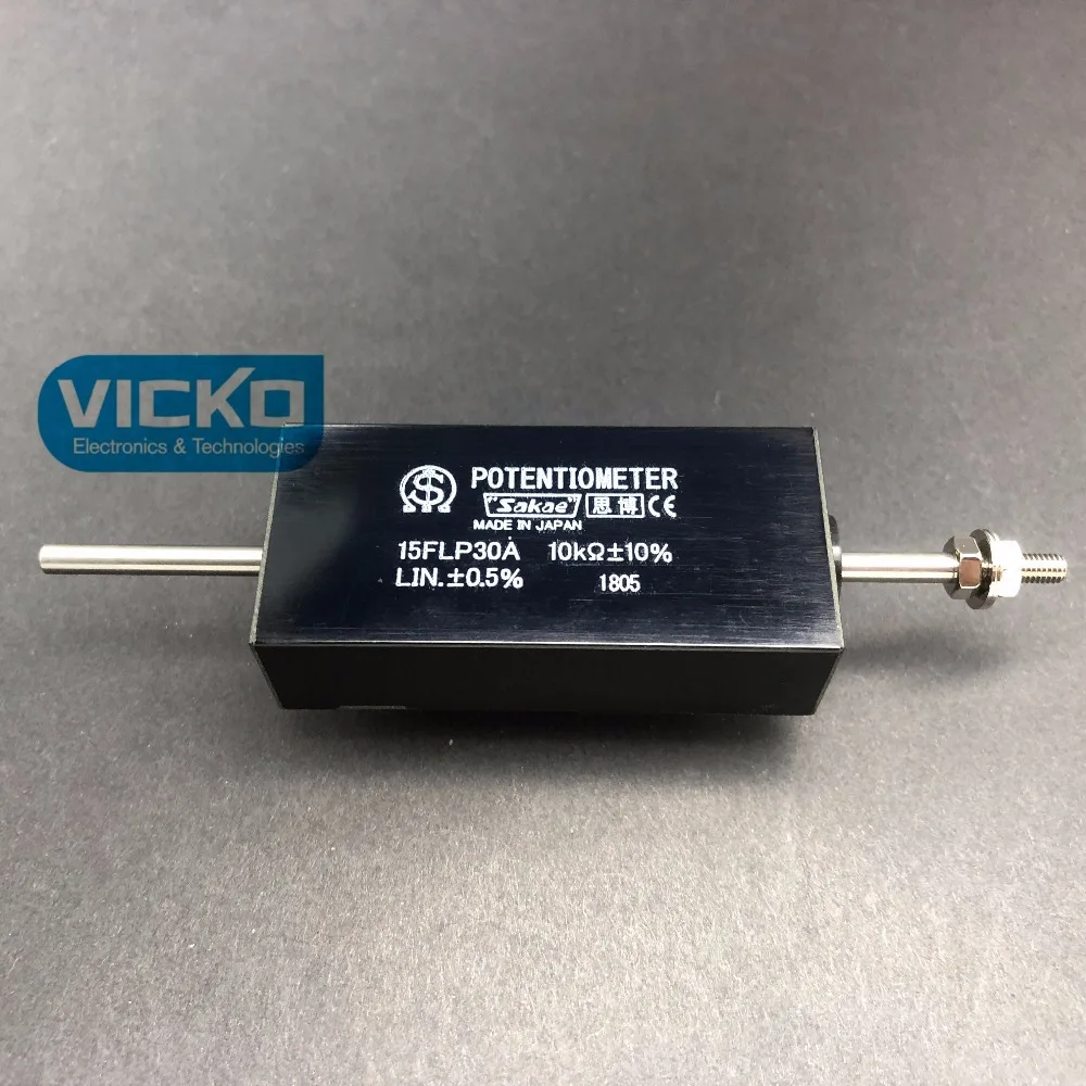 Original Sakae 15flp30a 10k Interruptor de Potenciômetro de Deslocamento Linear vk