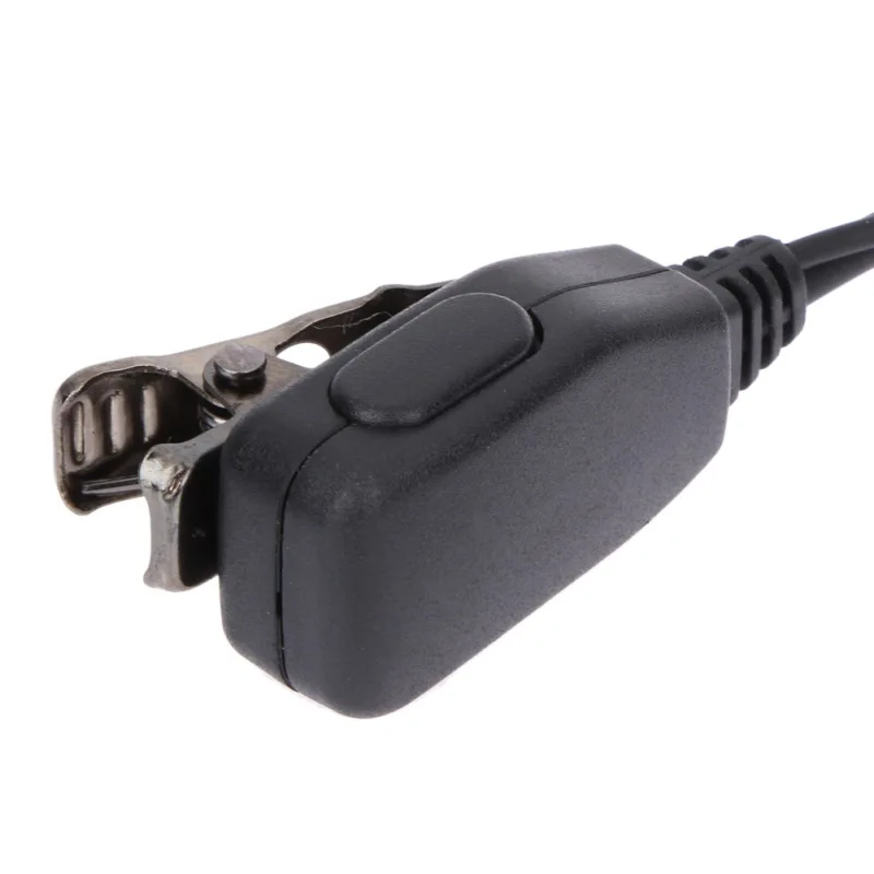 2 PIN Walkie Talkie słuchawki zestaw słuchawkowy PTT MIC dla BAOFENG UV5R dla KENWOOD KPG TH TK HYT