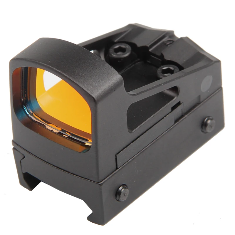 Tactical RMS Reflex Mini Red Dot Sight Scope With Ventilated Mounting and Spacers For Airsoft Glock Pistol RL5-0035