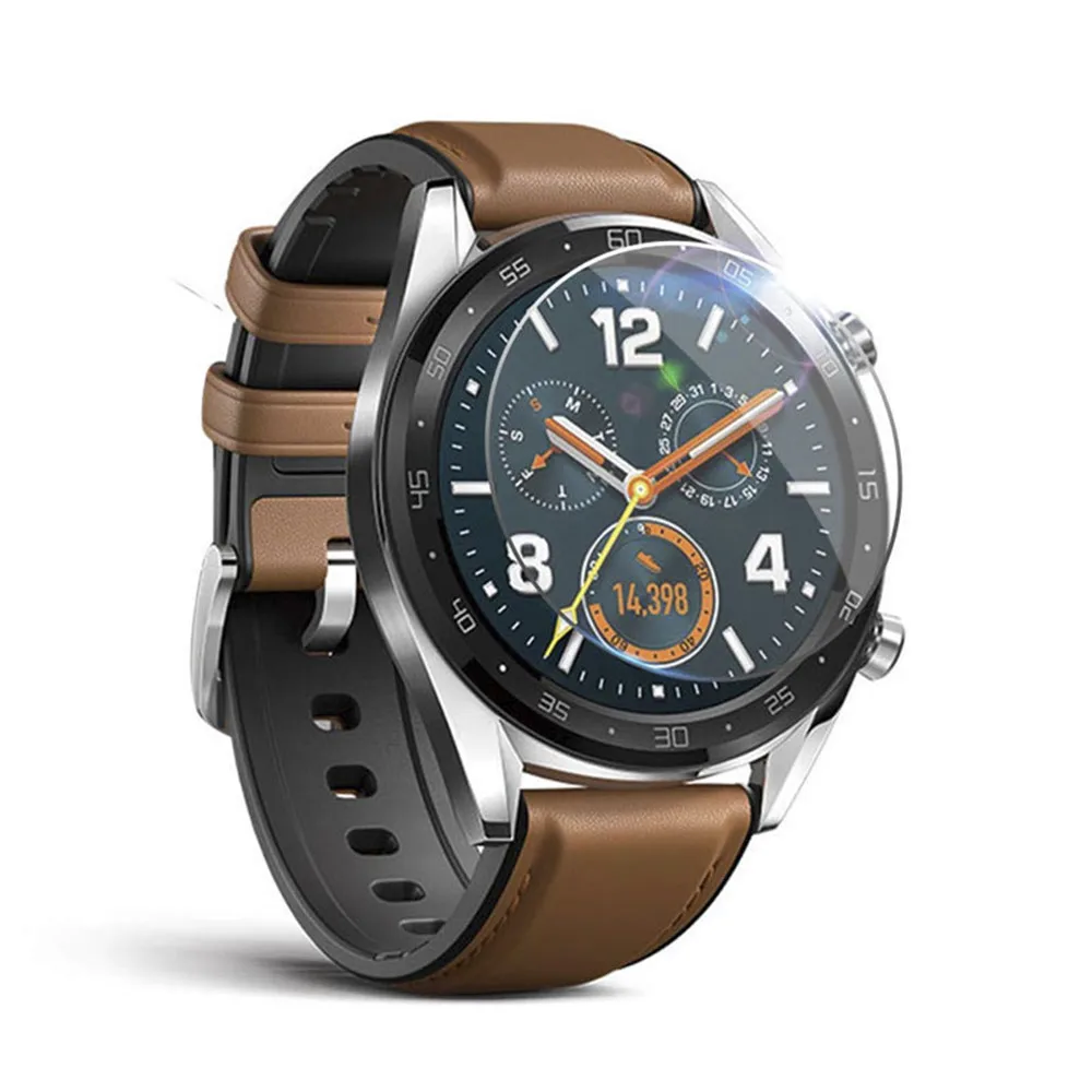 ฟิล์มกระจกนิรภัยสำหรับ Huawei Watch GT Active 9 H ป้องกันฟิล์มแก้ว 2.5D Anti Scratch ภาพยนตร์