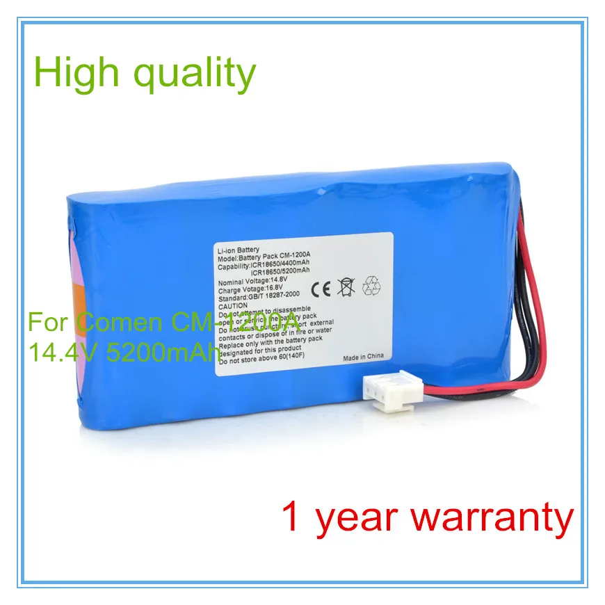 

High Quality rechargeable battery Replacement For Ecg Machines CM-1200A,CM1200A,ICR18650 Machines Biomedical Battery