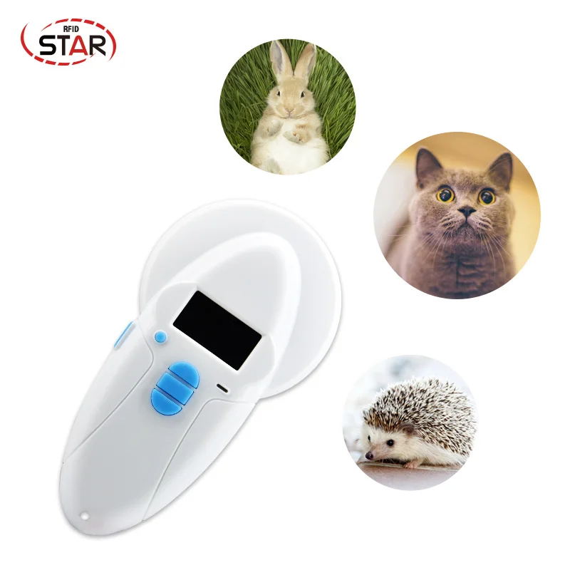 Bluetooth FDX-A/FDX-B/HDX animal chip scanner rfid handheld reader pet syringe  scanner animal USB pocket reader for animal ID