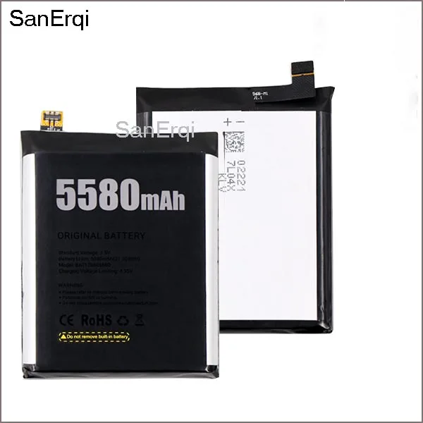 

For Doogee S60 Battery 5580mAh Polymer Li-ion 3.8V Batteries For Doogee S60 Phone BAT17M15580 Battery