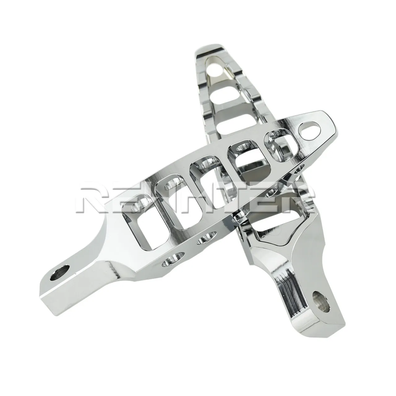 Motorcycle Footrests 45 Degrees Male-Mount CNC Footpeg Pedal Foot Pegs For Harley Sportster 883 1200 XL XR Touring Dyna Softail