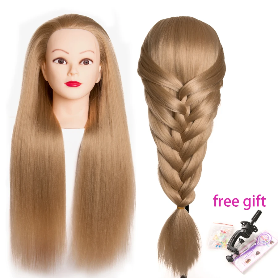 Professional 65cm hairdressing dolls head Female Mannequin Hairdressing Styling Training Head Nice high quality Mannequin Head