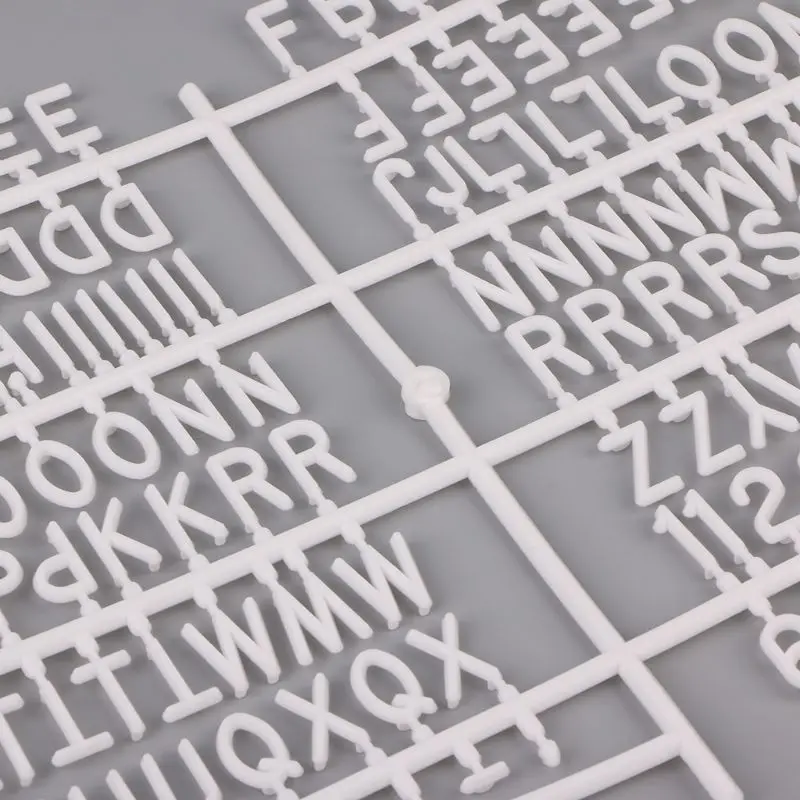 ตัวอักษรสำหรับ Felt Letter Board 290ชิ้นตัวเลขสำหรับกระดานจดหมายเปลี่ยนได้