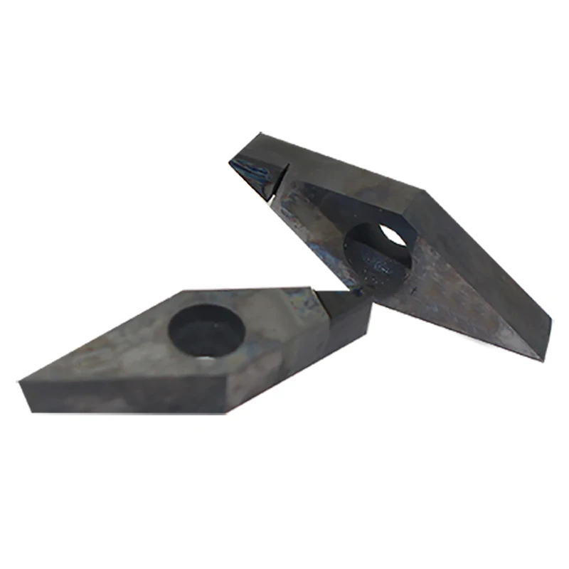 Vbgt110304 2 pcs 알루미늄 구리 가공 초경 인서트 cnc 보링 터닝 선반 절삭 공구 구리 가공에 적합