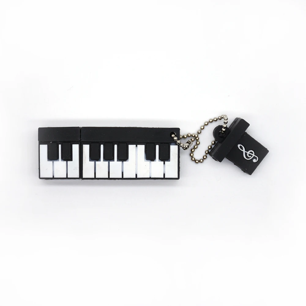 Pen drive de instrumentos modelo USB Flash Drive, usb 2,0, micrófono/Piano/guitarra PenDrive 4g, 8g, 16g, 32g, 64G, Memory Stick U Disk