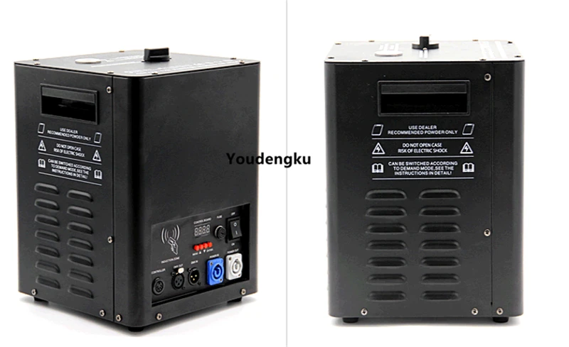 2 pieces Remote control Indoor Wedding Occasion Safe stage Special Effects 700W Fireworks Cold Spark Fountain Machine