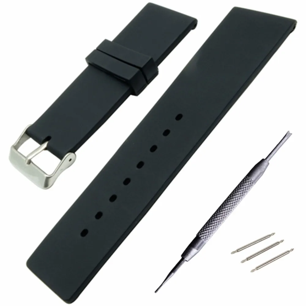 

22mm Silicone Rubber Watchband Wristband Replacement Strap Bracelet For/Samsung/Galaxy/Gear2/R380/R381/R382 Smart Watch