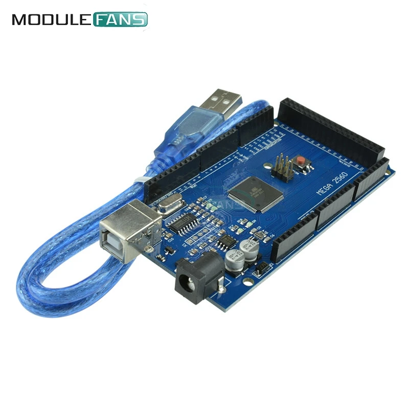 Модуль для платы Mega2560 R3 ATMEGA2560, совместимый с Arduino Atmega2560-16AU CH340G CH340 ATMEGA 2560 R3