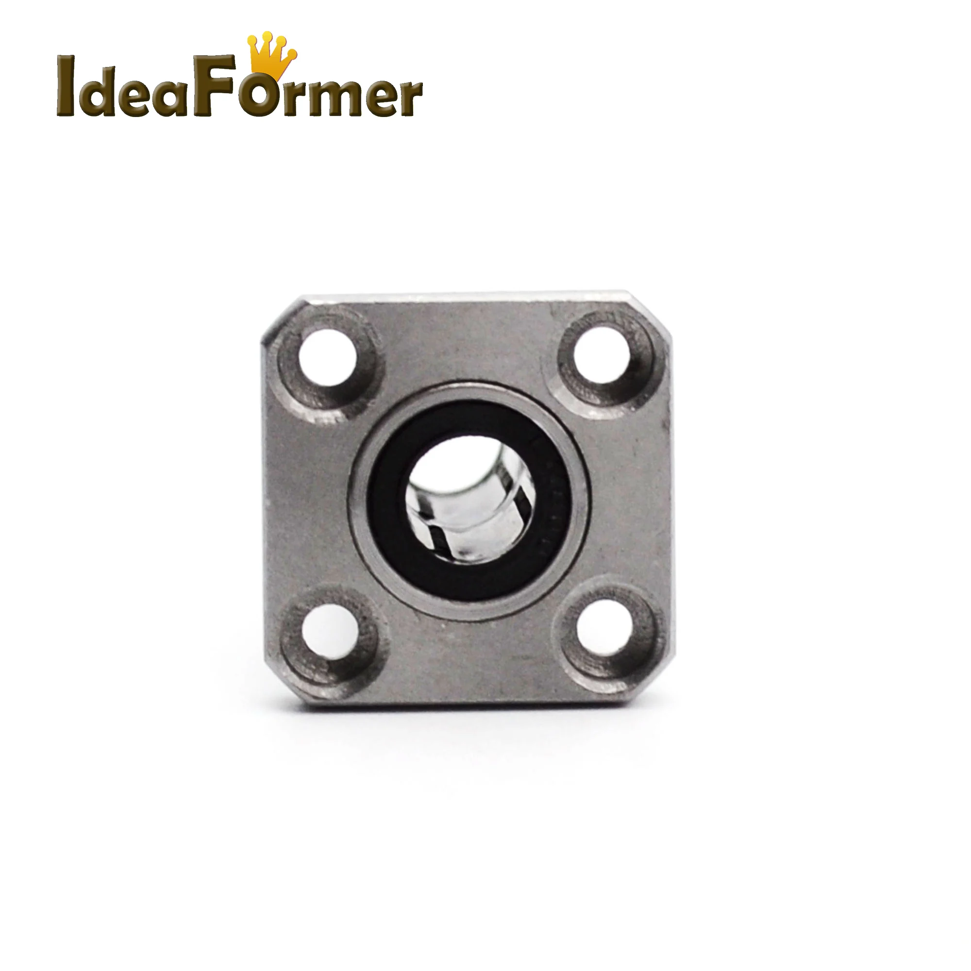 LMK8/10/12LUU 8/10/12 مللي متر مربع شفة طويلة الخطي الكرة تحمل ل 8/10/12 مللي متر قضيب الجولة رمح نك تحمل الأجهزة الملحقات #3