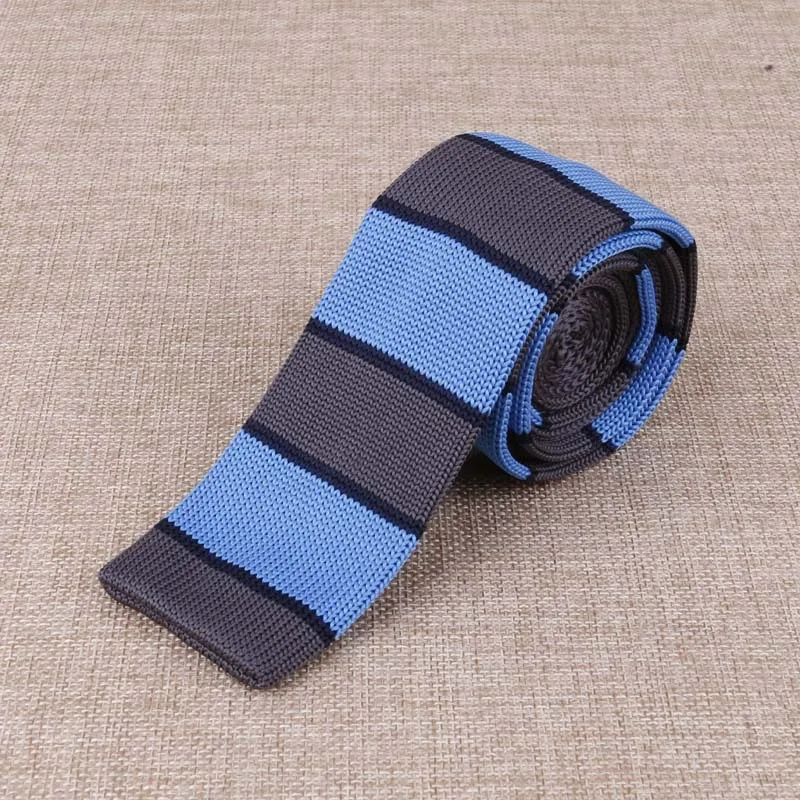Fashion Men\'s Colourful Knit Tie Stripe Vintage Knitted Ties Dot Sample Necktie Narrow Slim Skinny Woven Cravate Narrow Neckties