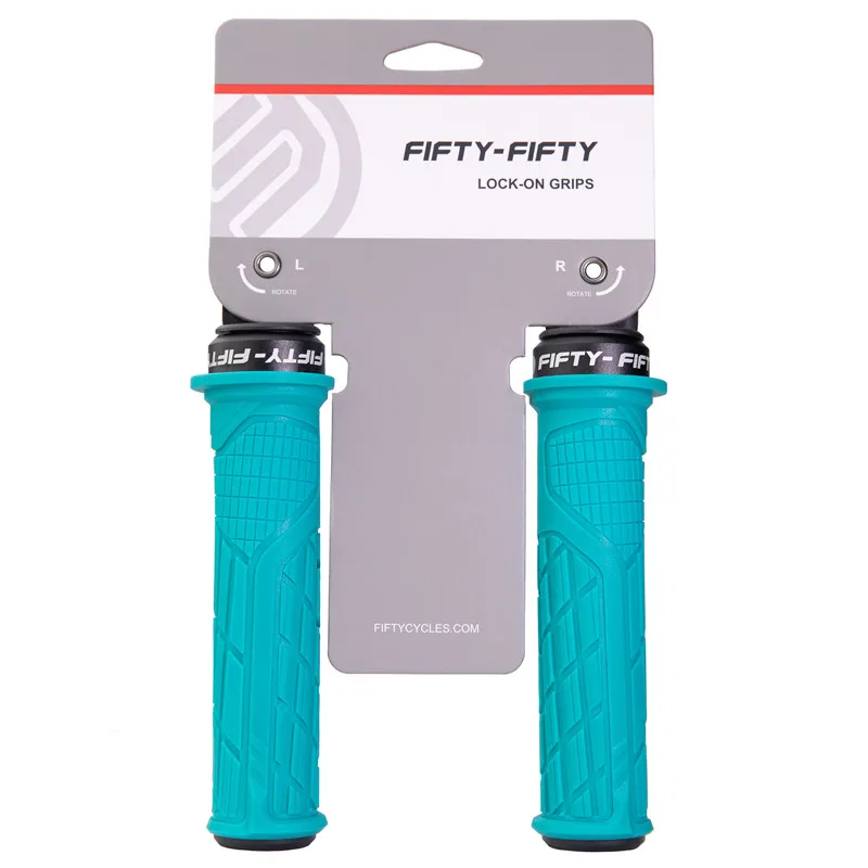 FIFTY-FIFTY MTB Fahrrad Griffe Anti-Skid Gummi Verbindung Bike Lenker Griffe Lock-on Mountainbike Griff bar Griffe – Detail 23