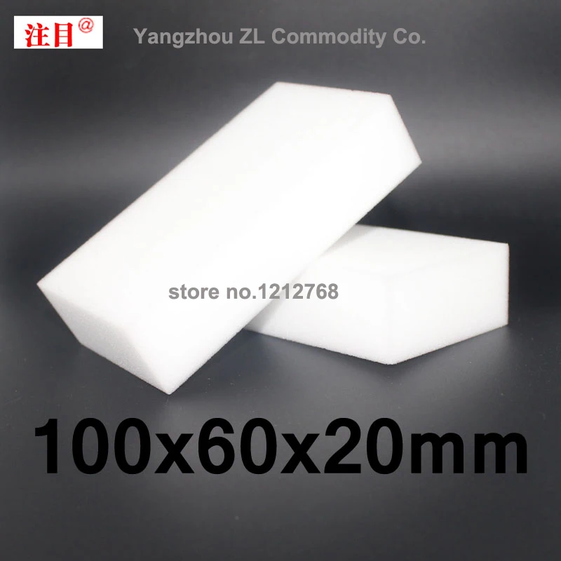 

200 шт. белая Волшебная меламиновая Губка 100*60*20 мм для очистки автомобиля, многофункциональная