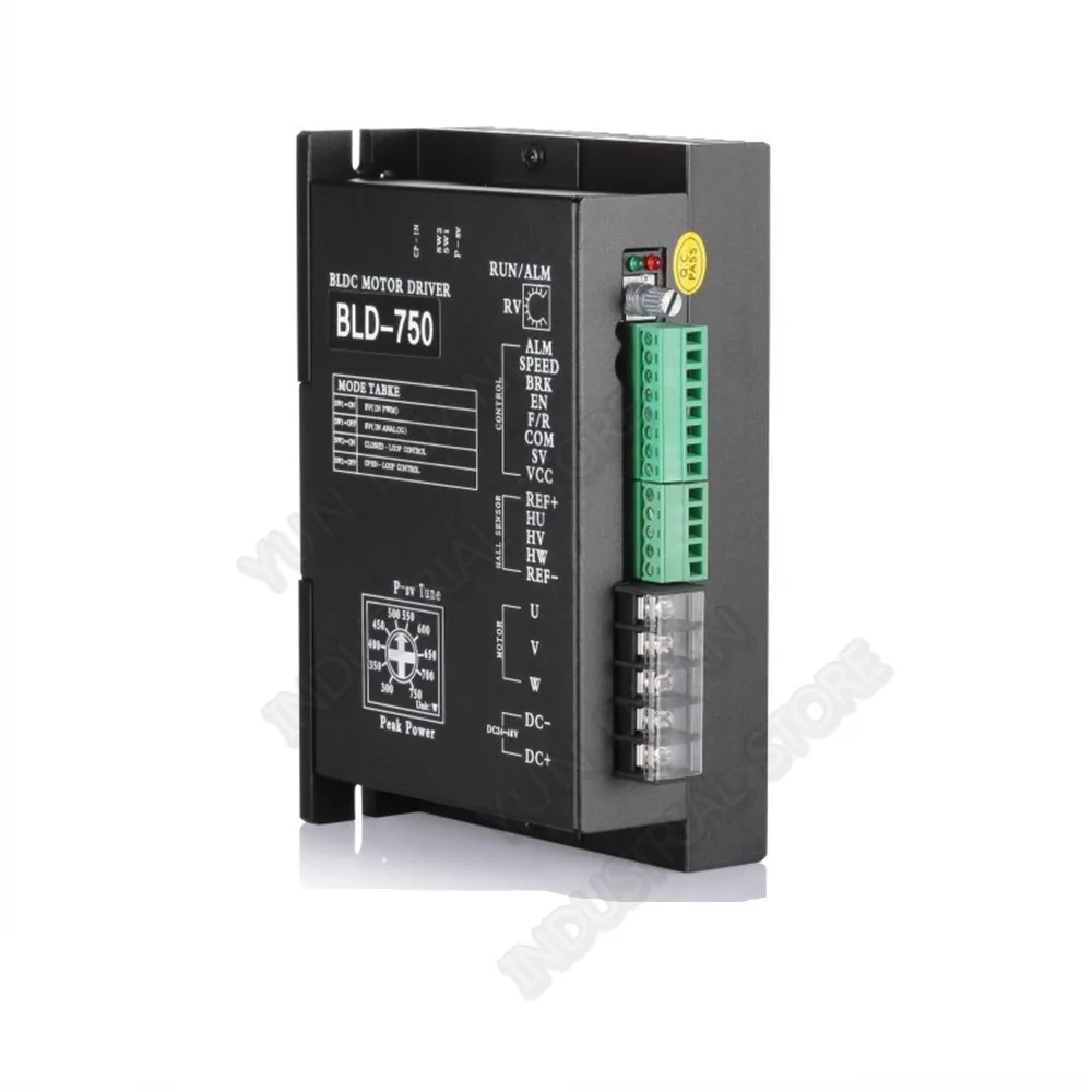 750W 25A Brushless Motor Driver DC 48V BLDC Driver Hall drive Controller Adjustable High speed Fan Suitable for 300W 400W 600W