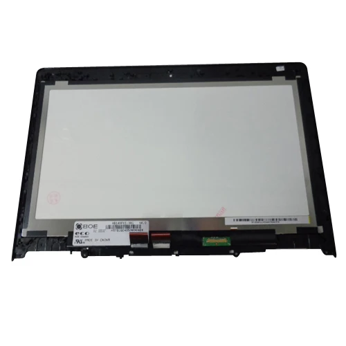 Free shipping 14 INCH Touch Screen Display Assembly With Frame replacement For Lenovo Yoga 500-14IBD 80N4 80N5 500-14ISK 80R5