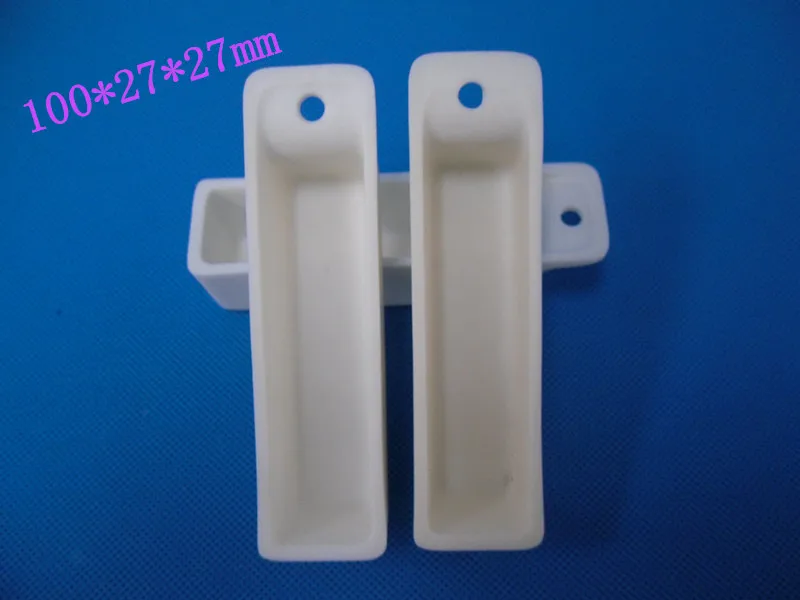 

100*27*27mm / 99.3% alumina crucible / Boat/ hole in one side / corundum crucible / Al2O3 ceramic crucible / Sintered crucible