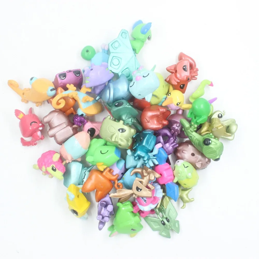 Random Pick 10.20.50.100 PCS Animal Jam Adopt A Pet Collect figure kid movies toy