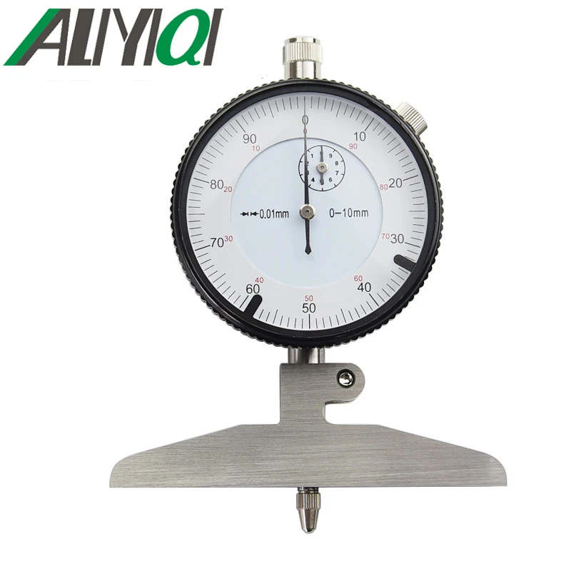 

0-100mm 0.02mm Dial depth gauge indicator Hard alloy probe easy to operate