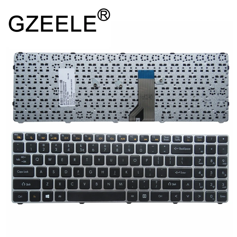 

GZEELE New US Laptop Keyboard For Hasee K570C K610D i7 D1 for Hair S510 X3P X3pro TWD 2 S500 English