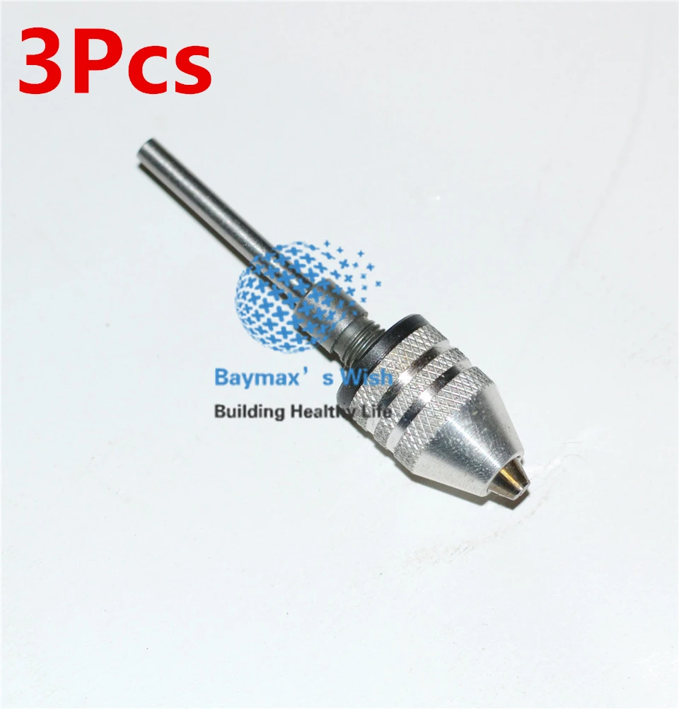 

High Quality 3Pcs Drill Burs Adapter Converter For Dental Polishing Machine 2.35mm