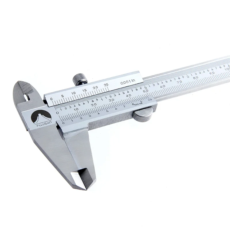 FUJISAN Vernier Caliper 0-150mm 0.001inch Stainless Steel Calipers Metric/Inch Micrometer Gauge Measuring Tool