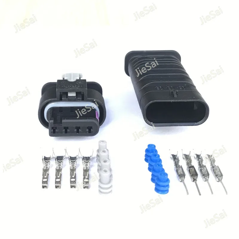 1-1718656-1 1718657-1 Tyco AMP TE AMP 4 Pin Female Male 1718657-1 Waterproof Auto Cable Connector For Benz 4f0 973 704 4f0973704