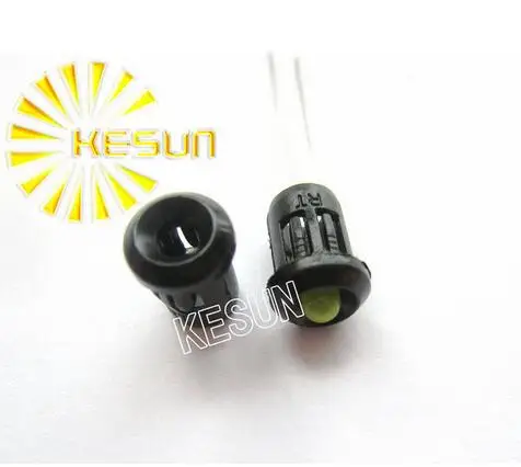 20PCS x 3mm 5mm 8mm 10mm Black Plastic LED Holder Case Cup Mounting for F3 F5 F8 F10 Light-emitting Diode