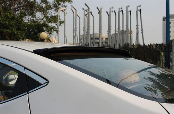 For HYUNDAI Elantra Roof Spoiler 2012-2015 Elantra Roof spoiler High Quality ABS Material Car Rear WingColor Rear Spoiler