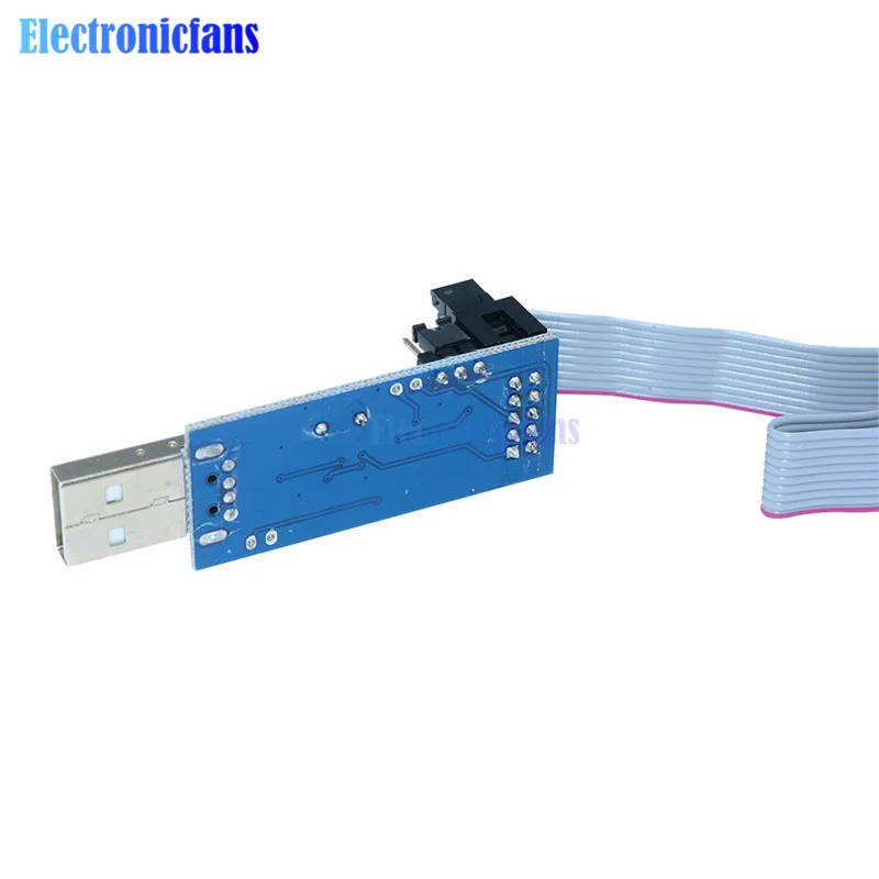 2 stks/set 10Pin Naar 6 Pin Adapter Board + USBASP USBISP AVR Programmer USB ATMEGA8 ATMEGA128 ATtiny/KAN/ PWM 10Pin Draad Module DIY