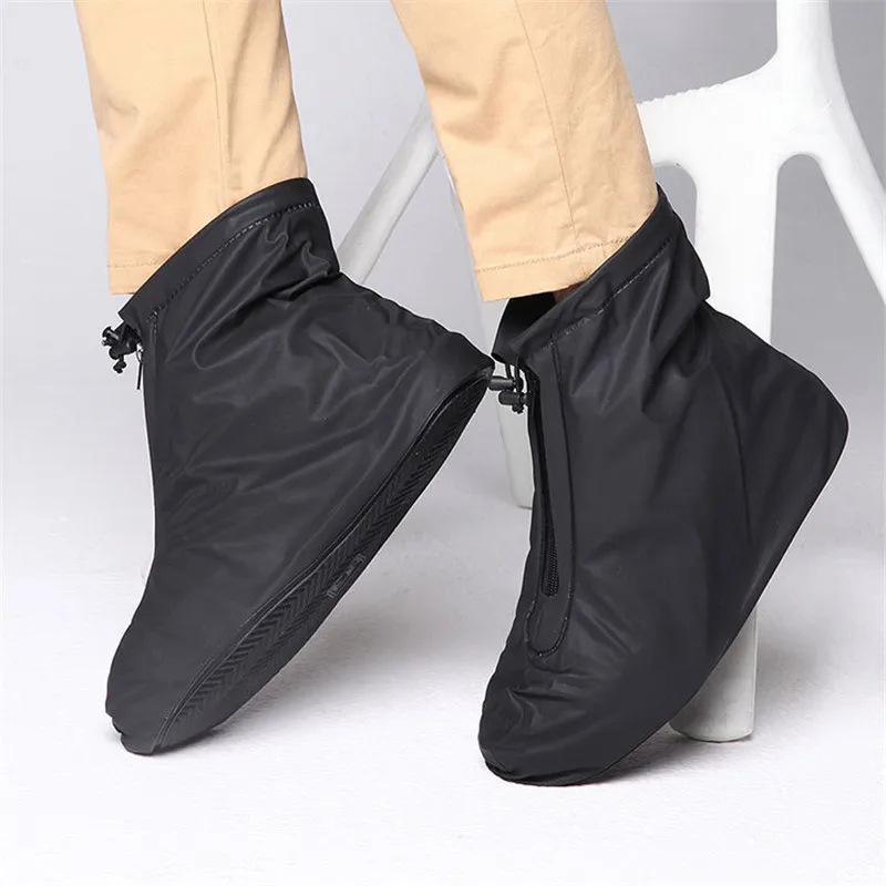 Men Women Shoes raincoat for Rain Flats Ankle Boots Cover PVC Reusable Non-slip Cover for Shoes With Internal Waterproof Layer