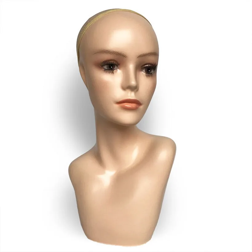 New 1PC  Woman Mannequins Manikin Head Hats Wig Mould Show Stand Model Mesh Wigs Skin