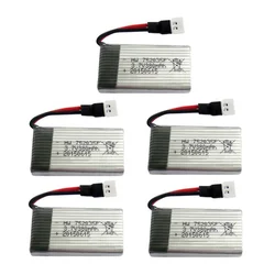 5Pcs Upgraded Lipo For Hubsan X4 H107 H31 KY101 25C 3.7V 380mAh RC Quadcopter 752035 Lipo Battery 3.7 Lipo For Hubsan X4 H107