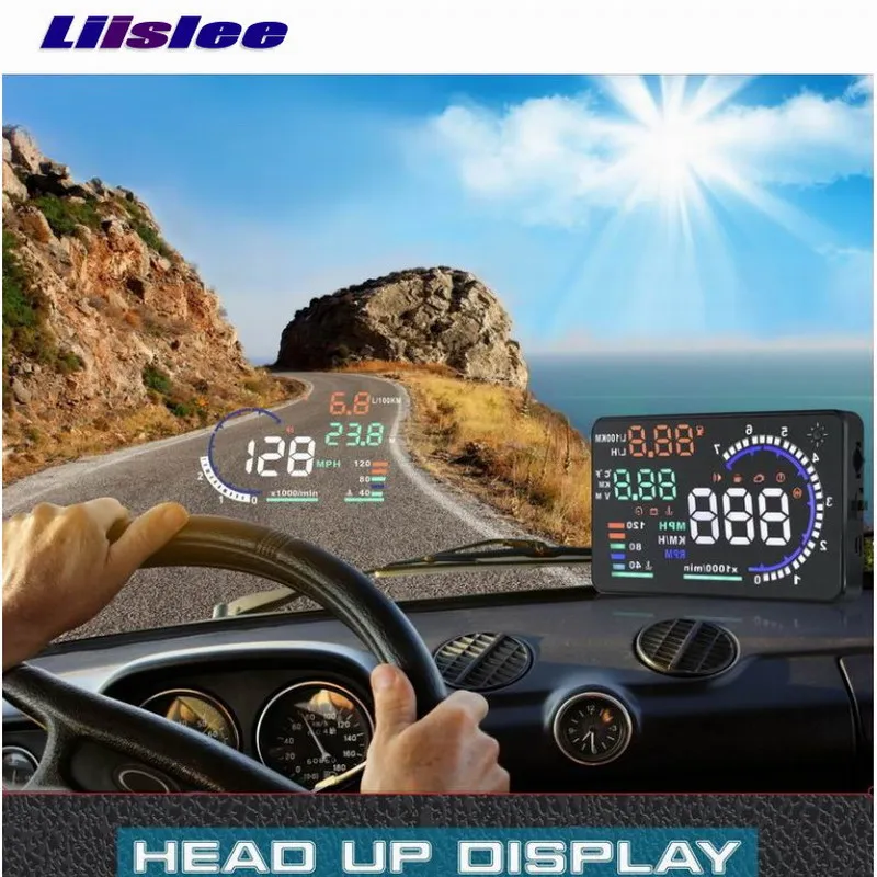 For BMW 7 E65/E66/E67/E68/F01/F02 Car HUD Head Up Display AUTO OBD Refkecting Windshield Screen Safe Driving Projector