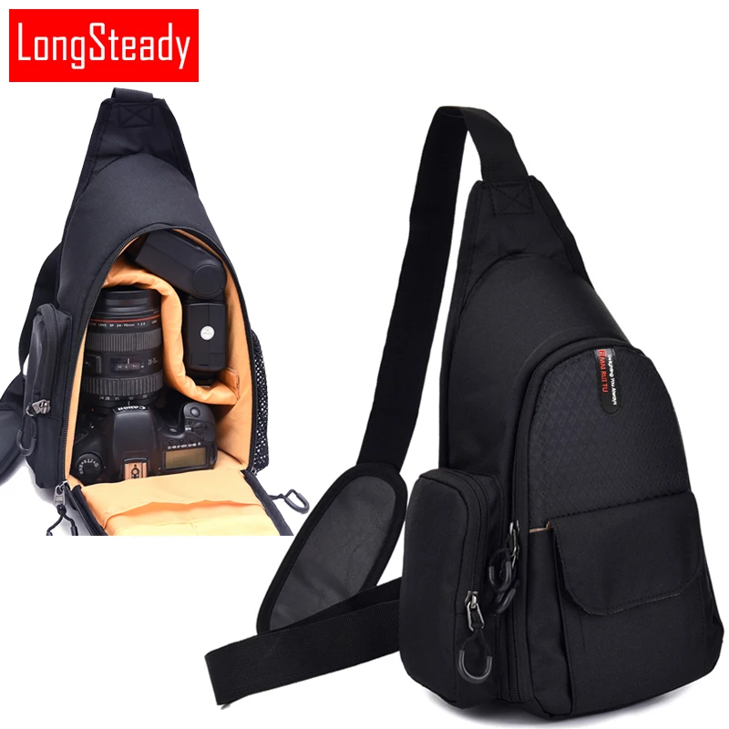 Camera Shoulder Bag Backpack Chest Bag For Nikon DSLR D7200 D7100 D7000 D5300 D5200 D5100 D5000 D3300 D3200 D3100 D750 D810 D90