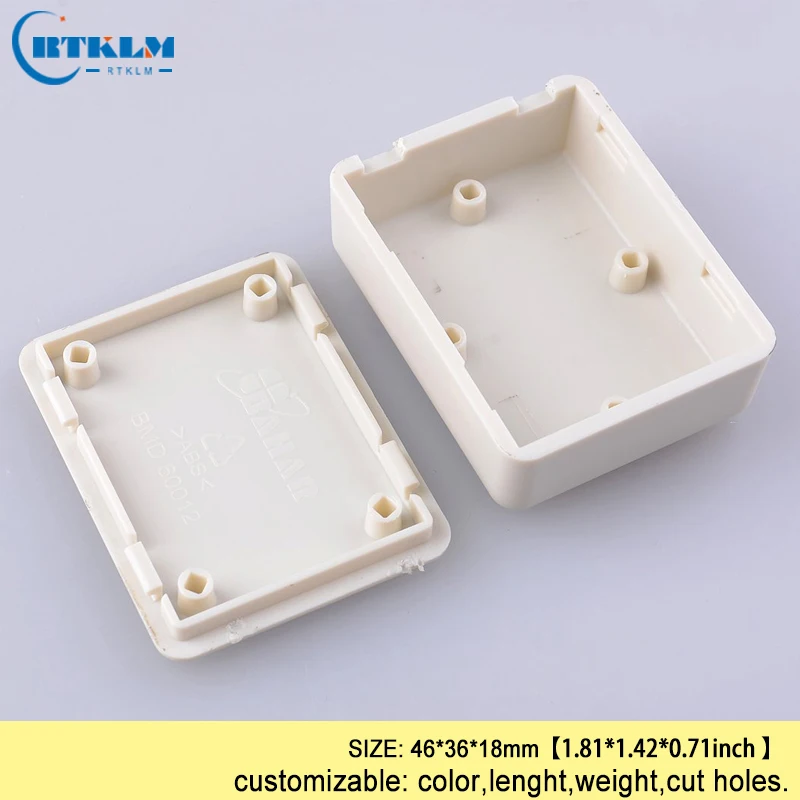 Plastic box electronic project electric shocker enclosure ABS small junction box switch box housing DIY project case 46*36*18mm