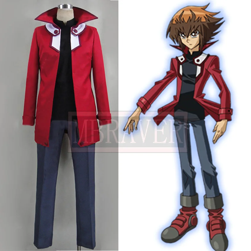 

Yu-Gi-Oh! Yu Gi Oh GX Jaden Yuki Judai Yuki Cosplay Costume Halloween Cosplay Custom Made Any Size