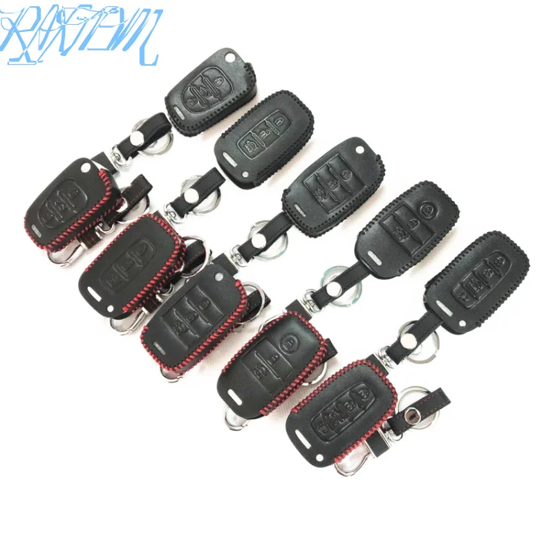 

Leather Key Case Cover For Kia KX3/KX5/K3S/RIO/Ceed/Cerato/Optima/K5/Sportage/Sorento/K2/Soul/K3 Car Styling