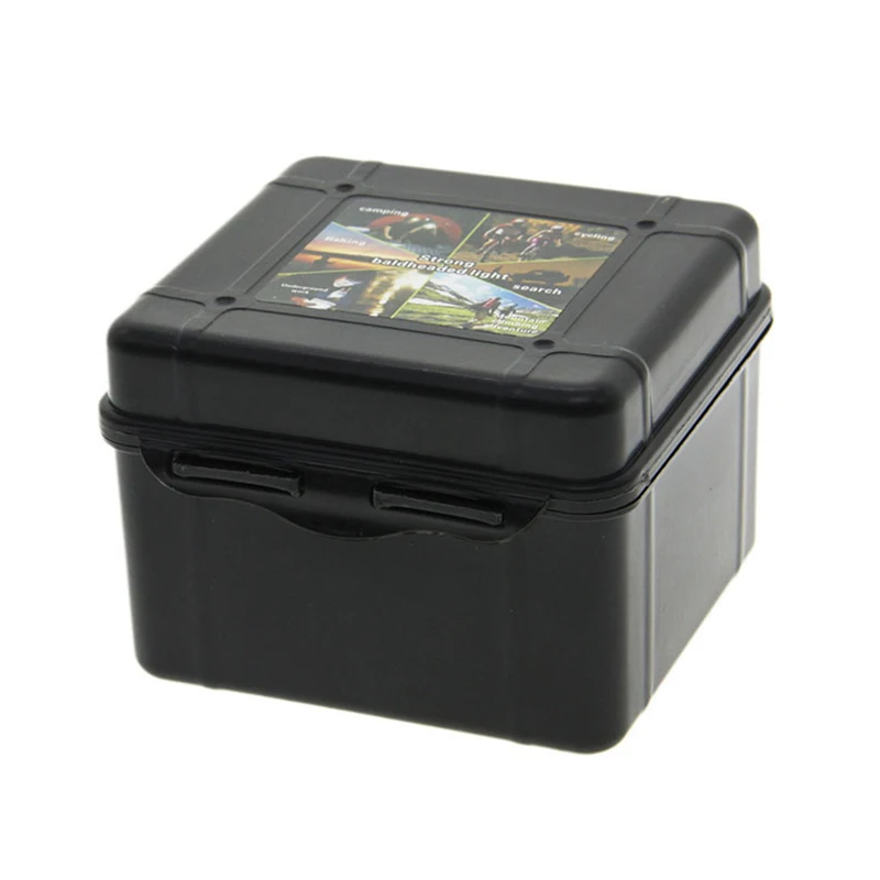 Lighting Accessories Storage Box Flashlight Torch Lamp Case Plastic Fall Waterproof 20*11*4.5cm Black Universal Anti