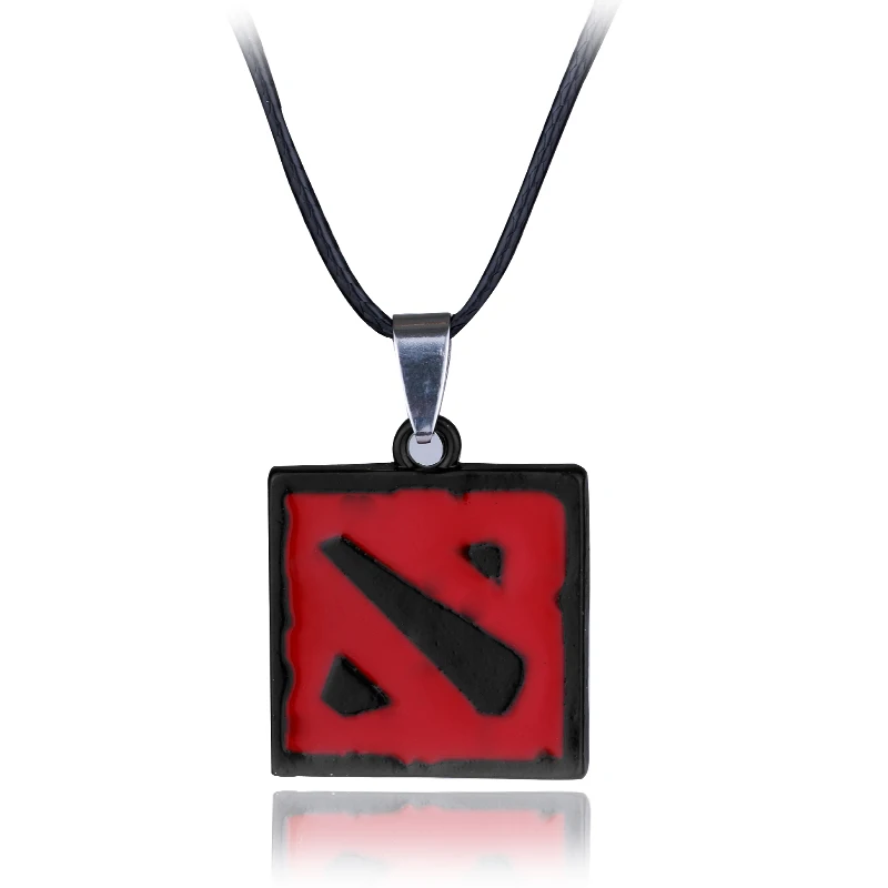 2018 Collares Collier Maxi Necklace New Hot Network Game Dota 2 Pendant Necklace Europe America And Enamel Jewelry Men\'s Gifts