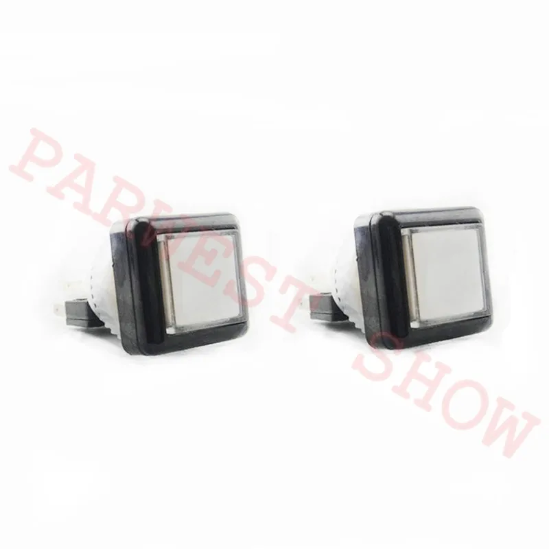 10PCS/Lot 27*27mm Small square LED Light Buttons Illuminated Arcade push button switch for Arcade game machine micro kits